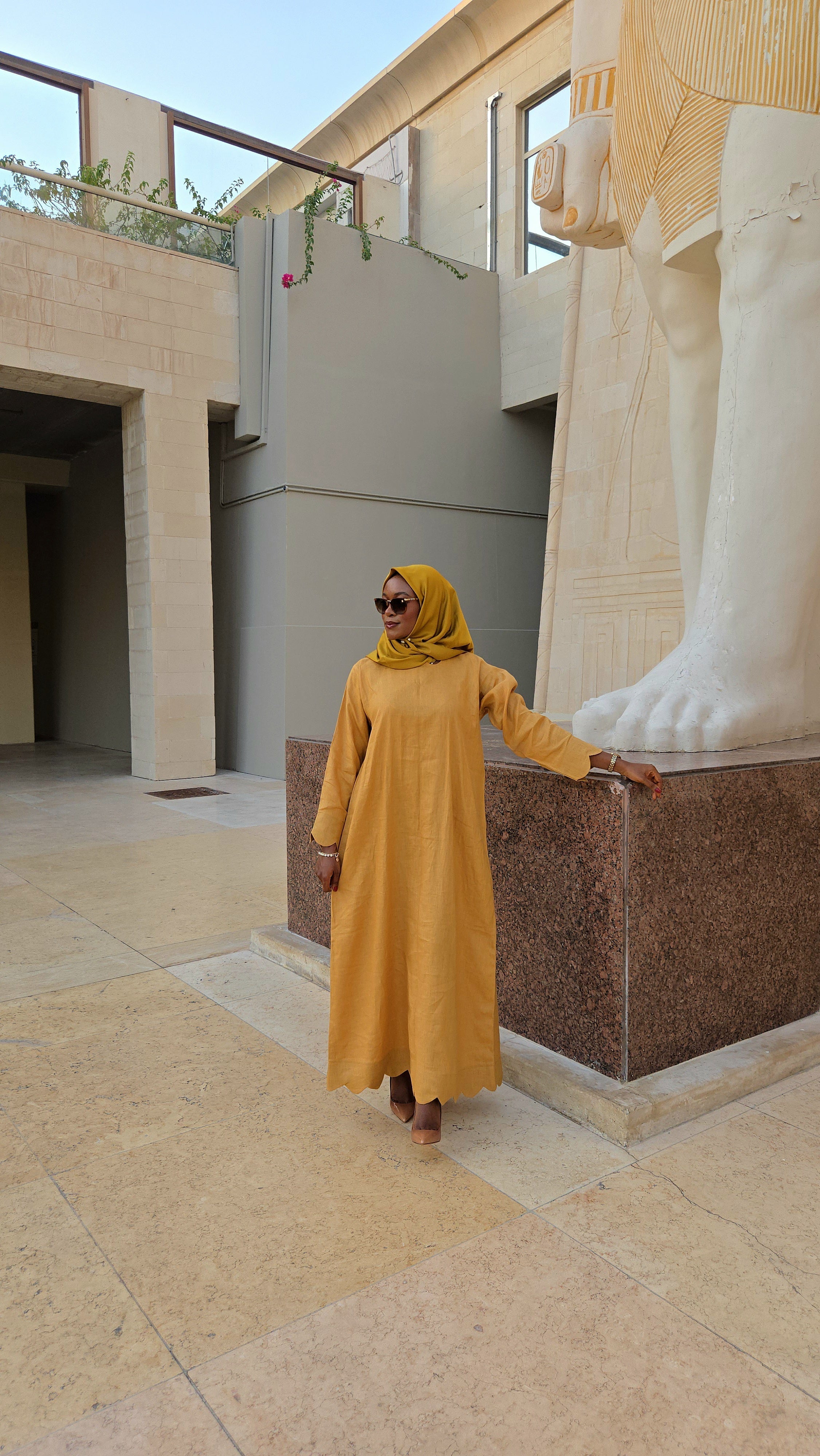 The SUNMER Linen Dress - MAISONASHSHIFA