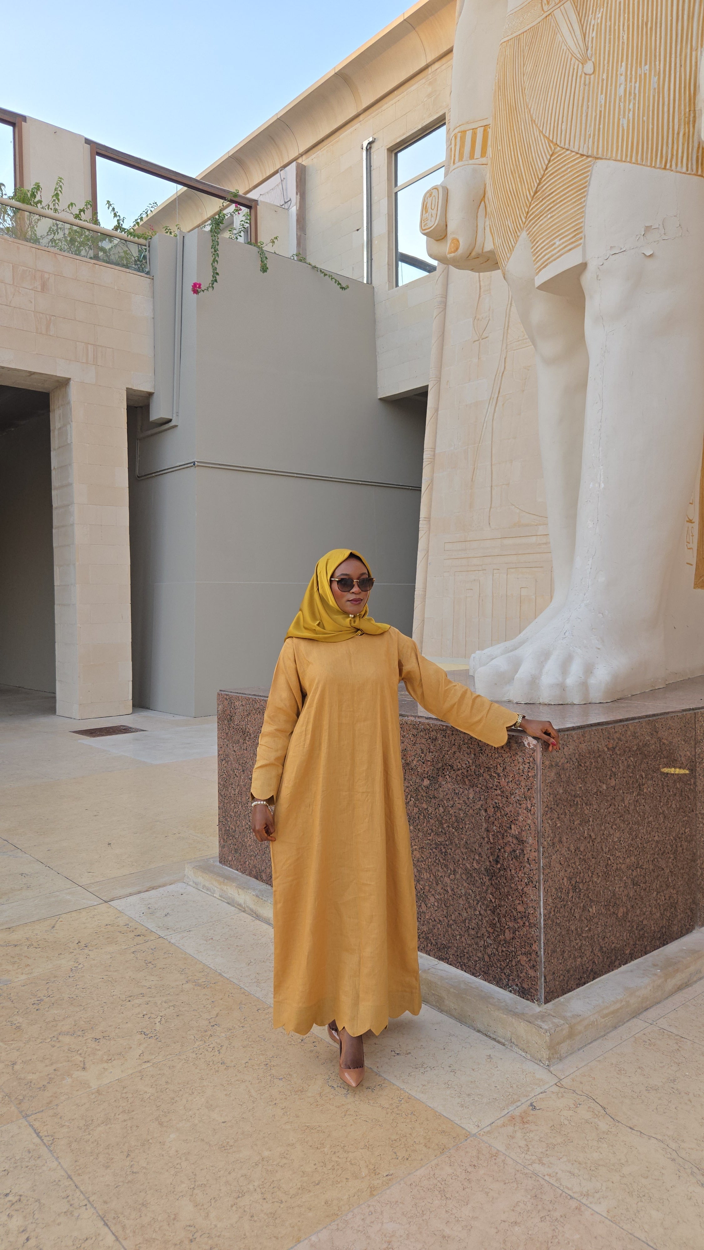 The SUNMER Linen Dress - MAISONASHSHIFA