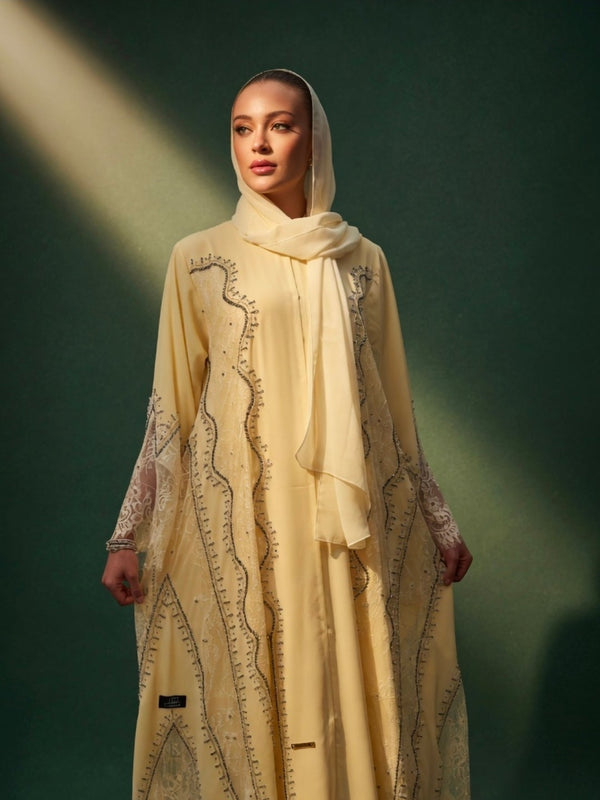 Yalwa Lace Abaya Set