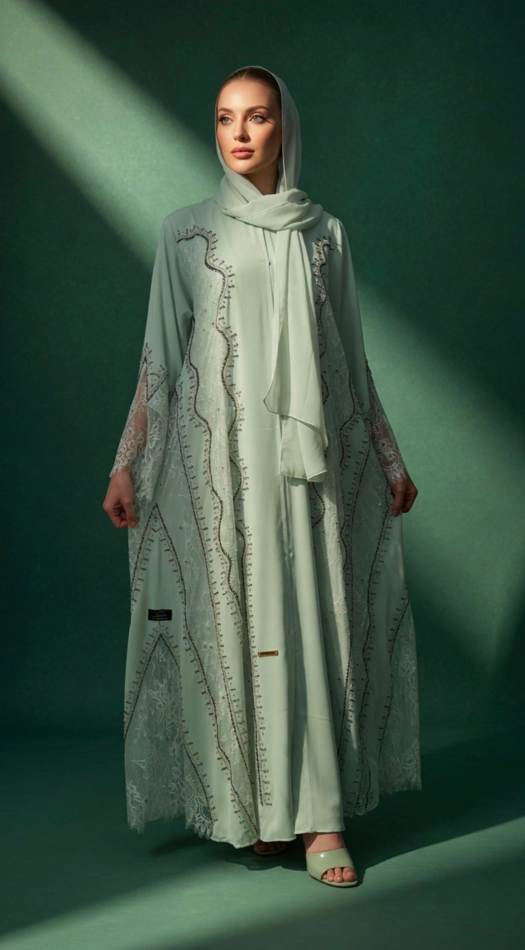 Yalwa Lace Abaya Set - MAISONASHSHIFA