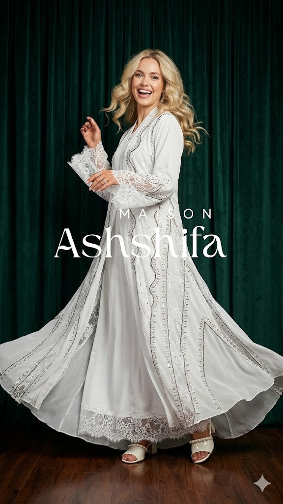 Yalwa Lace Abaya Set